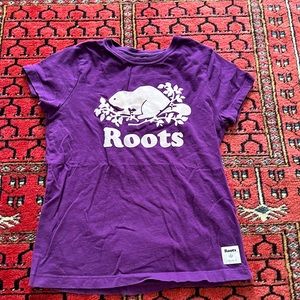 Roots Plum purple kids t-shirt